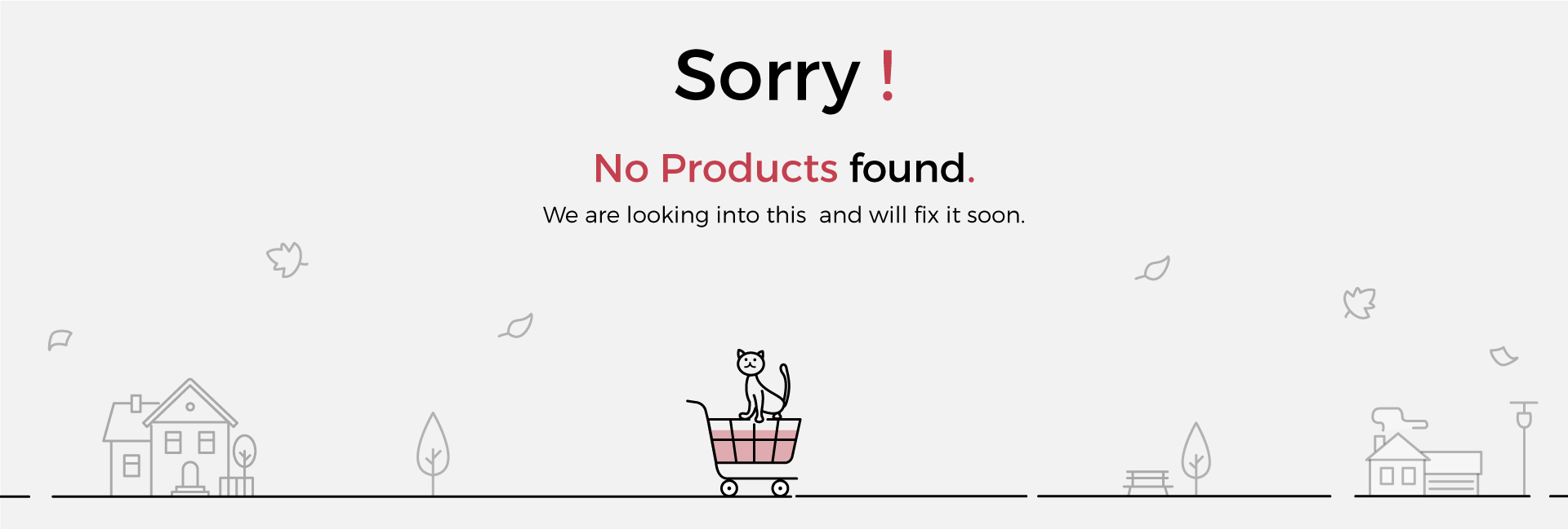 Product not found. No product. Sorry Production.